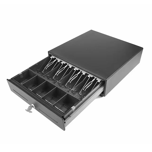 (ECD-330H)Metalowa szuflada kasowa z plastikową tacą wewnętrzną