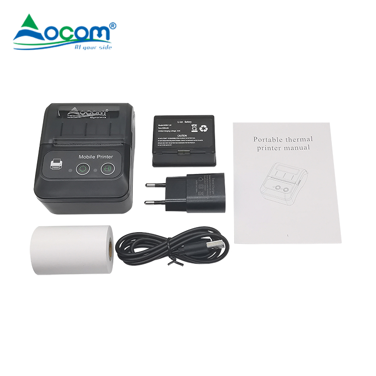 Qr Code Printer Fast Print Esc/Pos Support Multiple Device Connected 58mm Portable Bt Thermal Printer