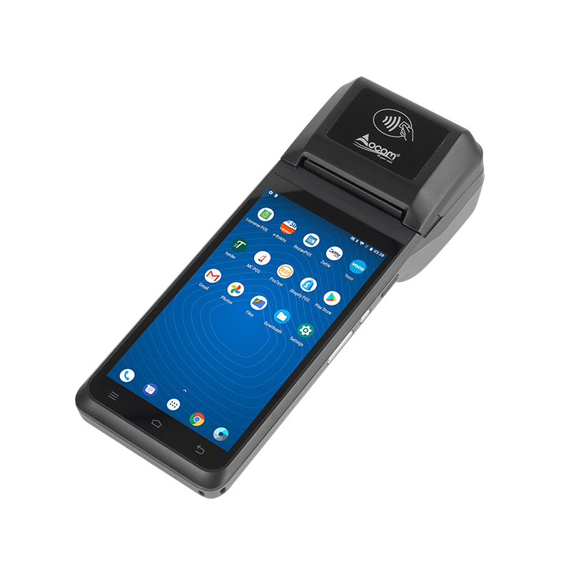 Pos Retail System Smart Pos With 58mm Printer Andorid 12 4G Communication 3G+16G Memory+NFC Pos Terminal Android