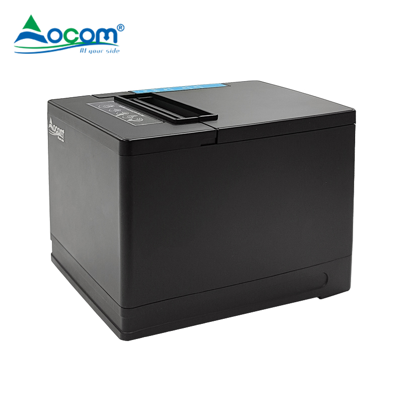 Desktop Auto Cutter 48 or 80mm Adjustable Thermal Receipt Printer for Supermarket