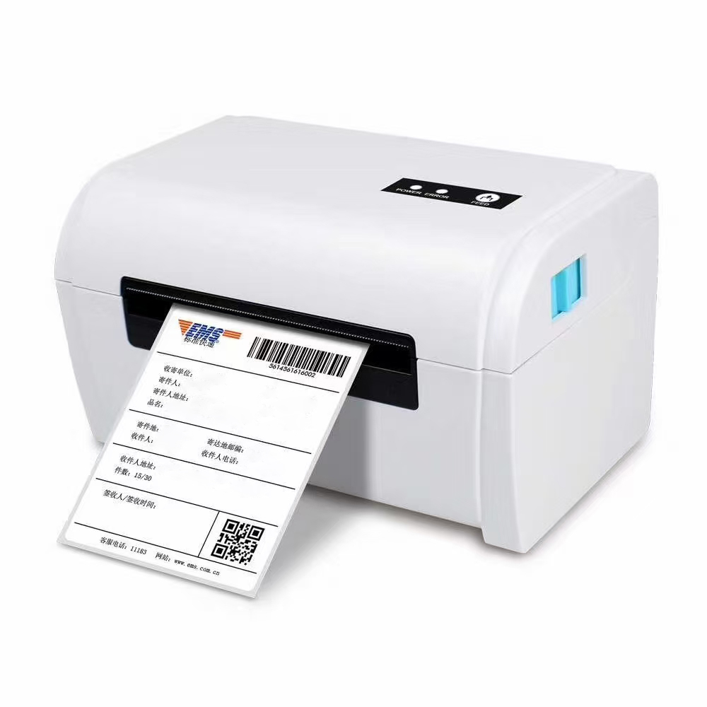(OCBP-009)203 dpi white usb lan software inkless sticker thermal printer label machine