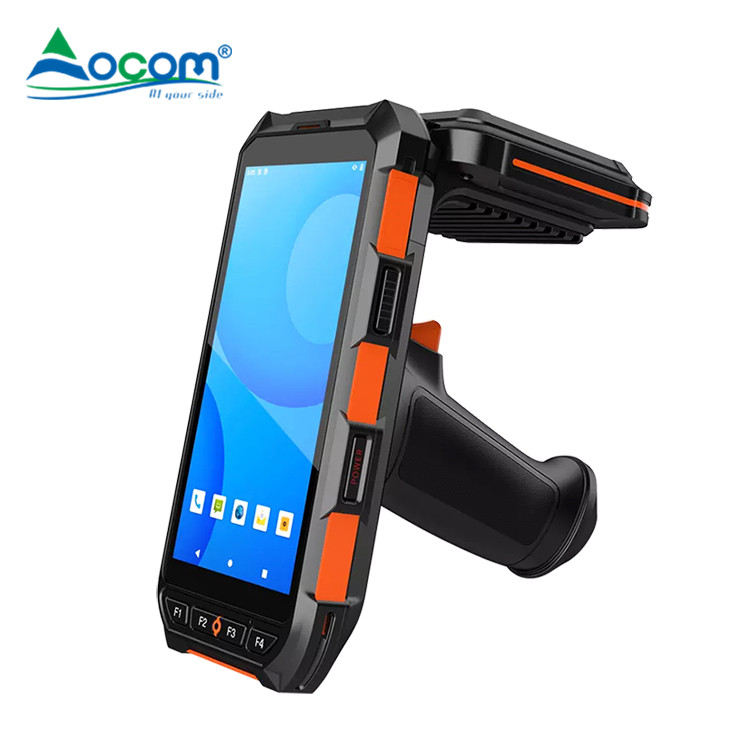 OCOM 5.5 Polegada handheld android pda 1d 2d scanner de código de barras terminal de dados móvel indústria robusta pda c6