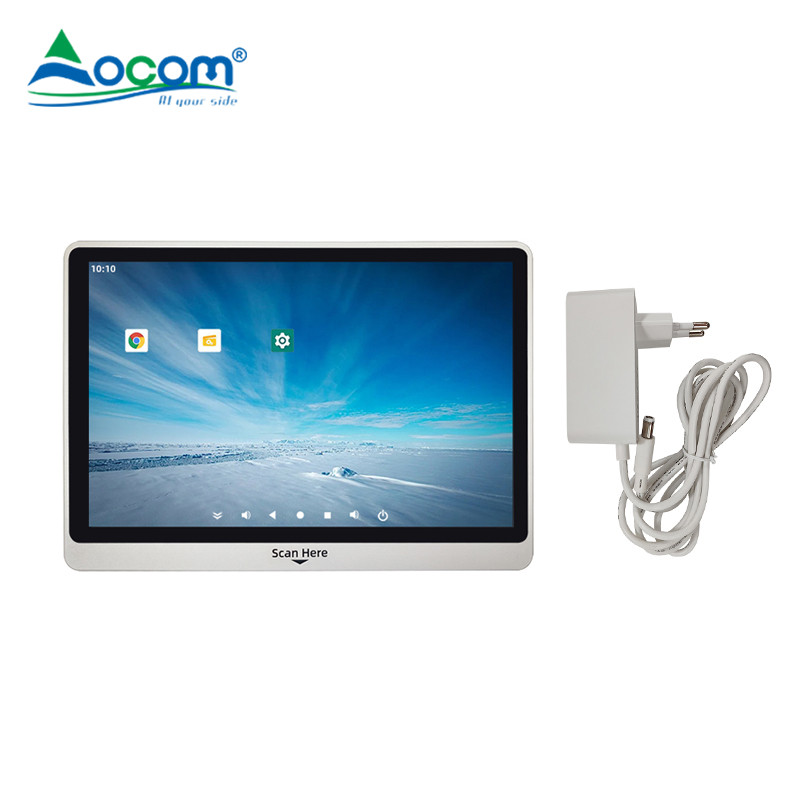 OCOM Windows Android 10.1 pos terminal Capacitive Touch price checker with 2d barcode scanner