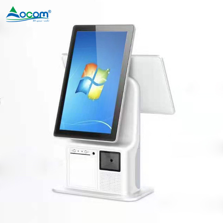 Hot Selling Luxury Cash Register Windows POS Terminal with 2D Barcode Scanner