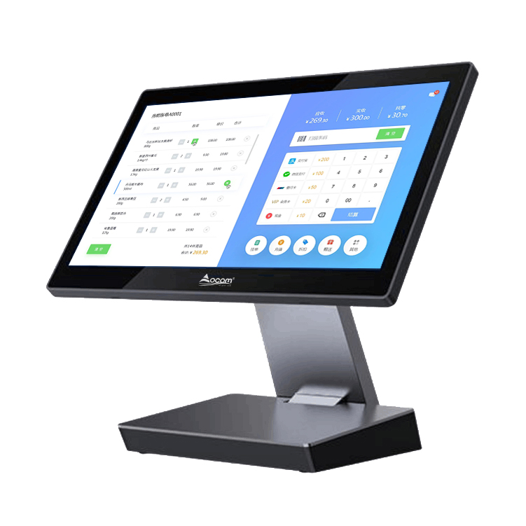 (POS-1561) 15.6-inch Windows/Android Die-cast Aluminum Touch Screen POS System