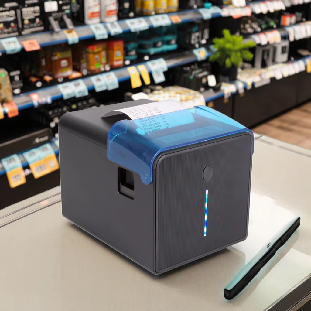 Smart Kitchen 80mm Thermal Printer with LED Alarm 4MB Large Memory