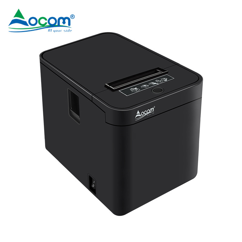 POS 热打印机 OCPP-812 USB 80mm自动切割器热收据打印机