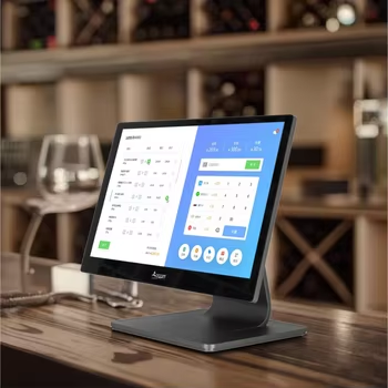 Restaurant 15.6 Inch windows Dual Screen Pos Systems windows 10 Pos Terminal for Retail Sale POS Hardware