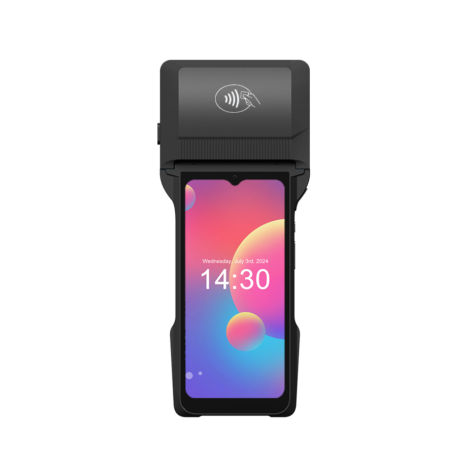 POS-T6 Handheld Android POS Terminal with Thermal Label and Receipt Printer