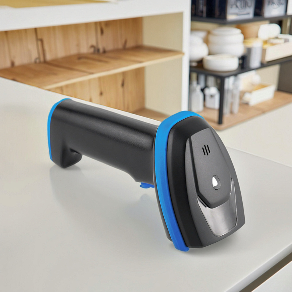 OCOM 2D Handheld Wireless Barcode Scanner Scan -Waffen -Wired USB Bar QR Code Reader Store Supermarket Warehouse