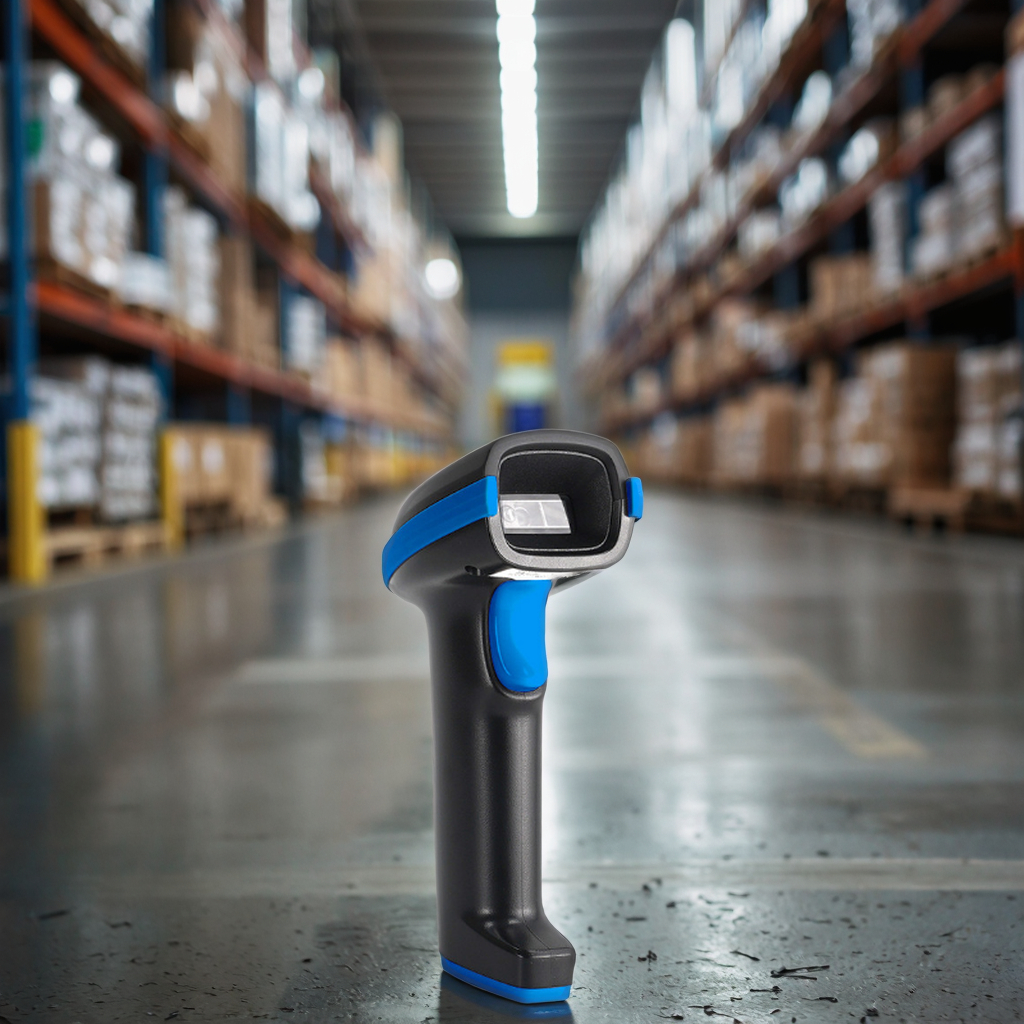 Handheld Qr Code Scanner Reader 1D 2D USB Laser OCOM Barcode Scanner Wired Wireless for Pos Systems