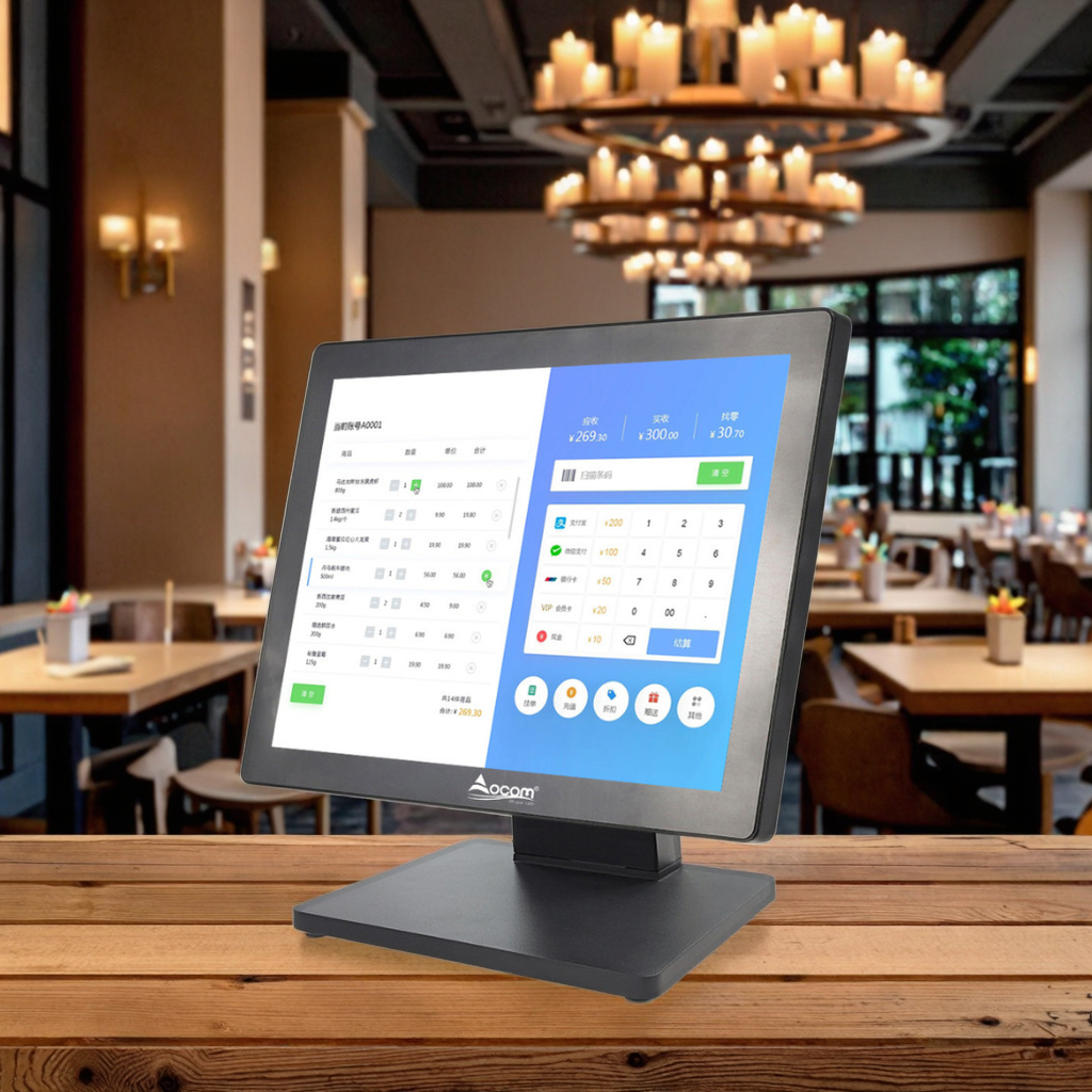 Горячая продажа All-in-One 15,1 дюйма POS Системное оборудование POS Аппаратное целевое продажи/POS Система