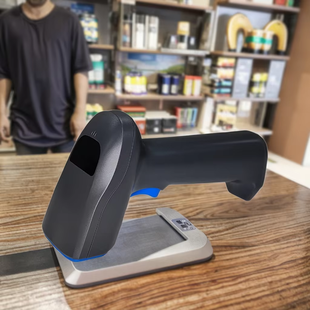 Handheld Wired Barcode Scanner für Mini Store mit 300.000 Pixel Global Exposure Scaning Engine