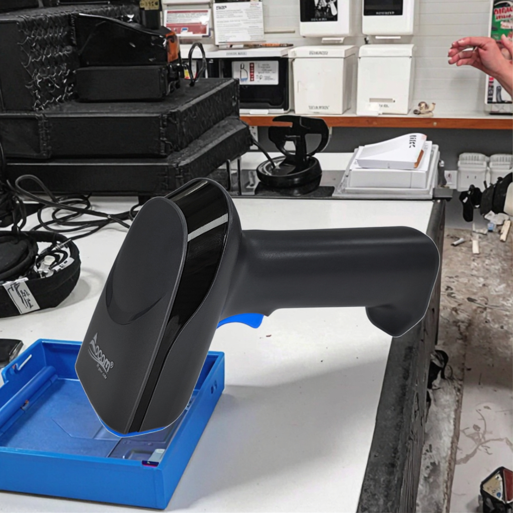 OCOM ماسحة برمجية QR Scanner 2D قارئ الباركود ماسحة باركود ماسحة باركود Wired USB QR Reader لمسح السوبر ماركت