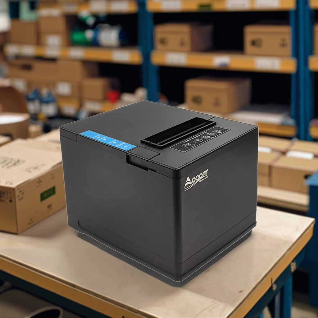 Impressora térmica confiável de recibos de 80 mm com cortador automático e diversas opções de interface