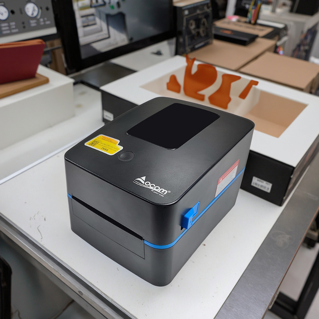 Impresora térmica directa de etiquetas de 4 pulgadas para etiquetas de códigos de barras, envíos y almacenes