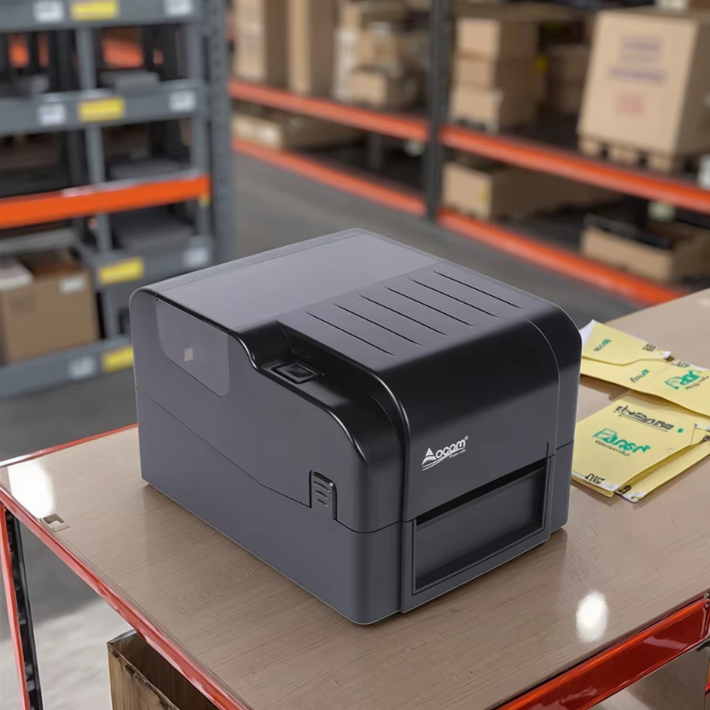 OCOM High performed 4 Inch Label Printer,Dual-Motor for Continuous High-Volume Printing - COPY - 8fq1tq