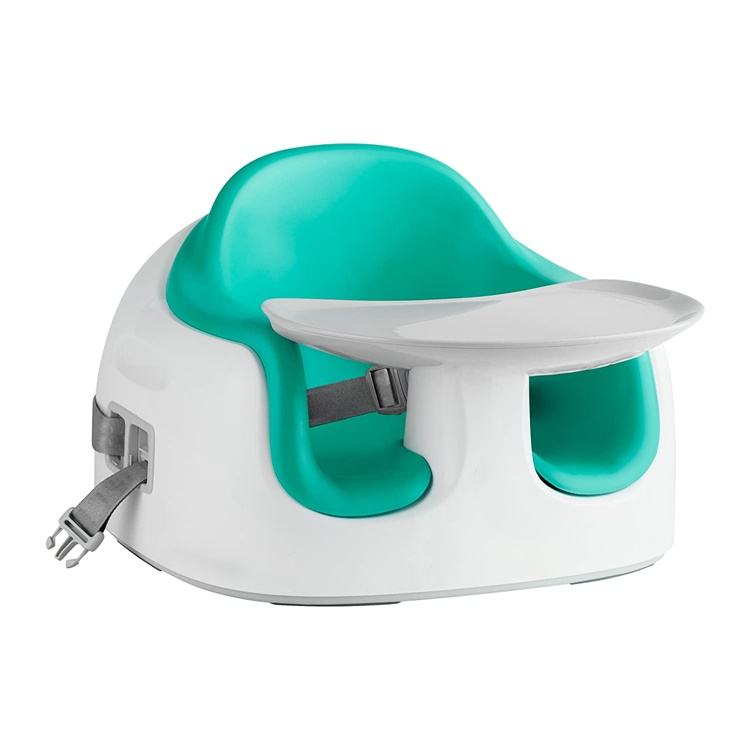 Finehope 1/6 ポータブルシートバンボ幼児食事椅子座席プラスチックブースターダイニングテーブル床幼児シットアップチェアミーベビーシート