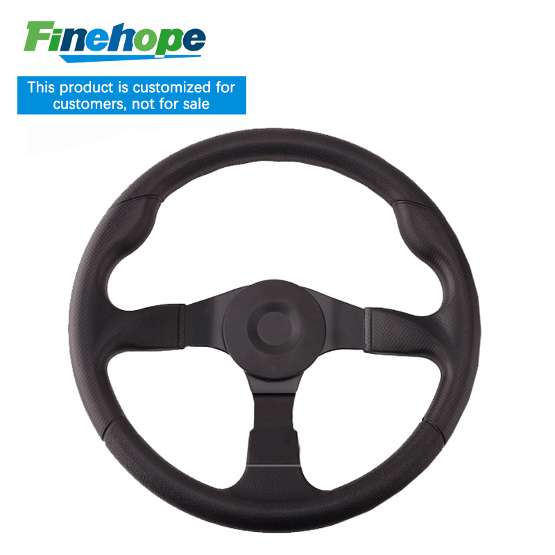 customize PU Polyurethane steering wheel China Manufacturer Classic Durable Spare Parts with Perforated Leather  water proof