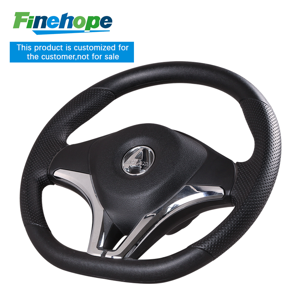 Tractor universal Anti-slip Leather Wrap Integral RIM Accessories  customize PU Polyurethane steering wheel China Manufacturer producer
