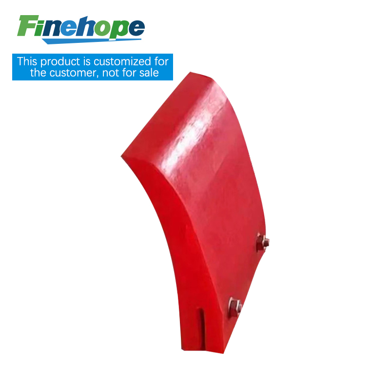 Специализированный полиуретановый очиститель Finehope очищает специально изготовленный первичный полиуретановый скребок Главный шкив конвейерной ленты Скребок C
