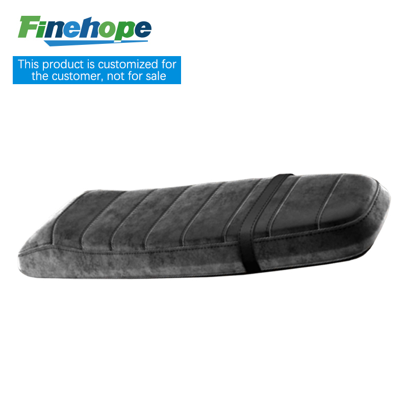 Finehope PU Integral Skin Memory Foam PVC Leather Assento Confortável Motocicleta Sela Impermeável