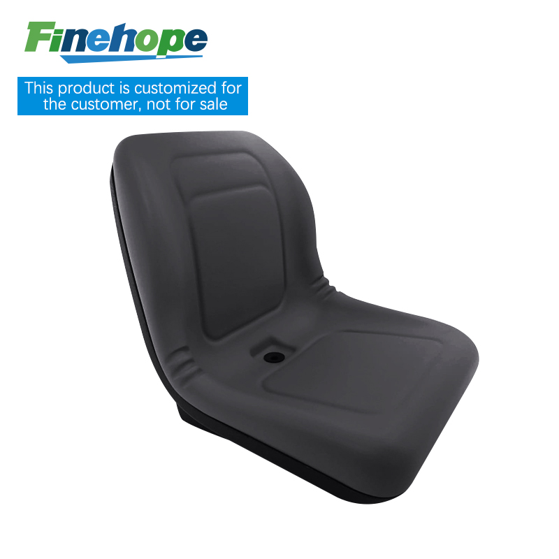 定制通用高靠背黑色 PVC 割草机拖拉机座椅带可调节扶手生产商