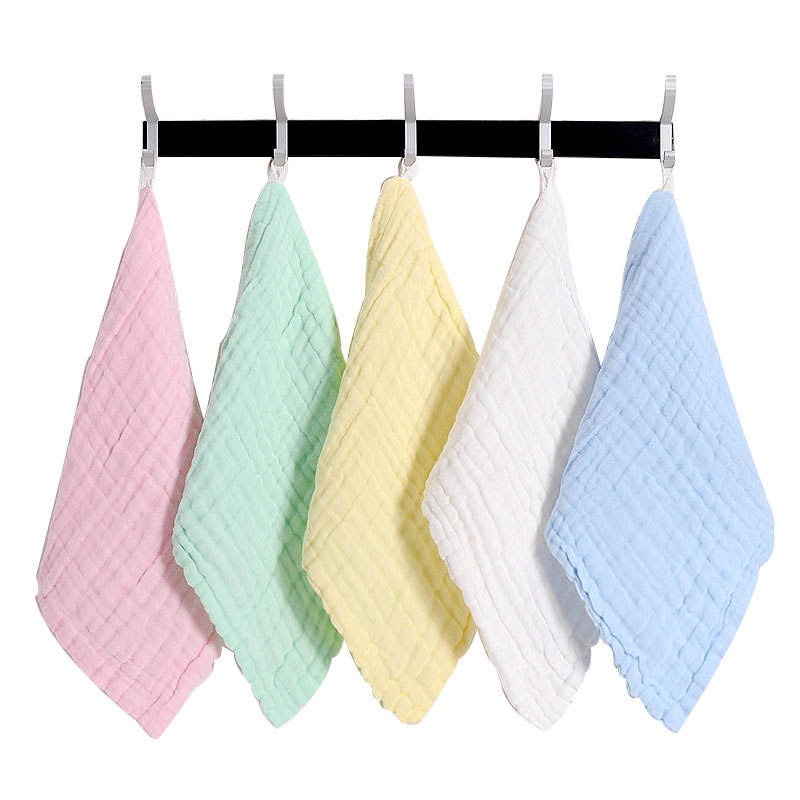 100% Cotton Baby Muslin Washcloths Newborn Baby Face Towel Muslin Burp Cloths - COPY - 0j8liv
