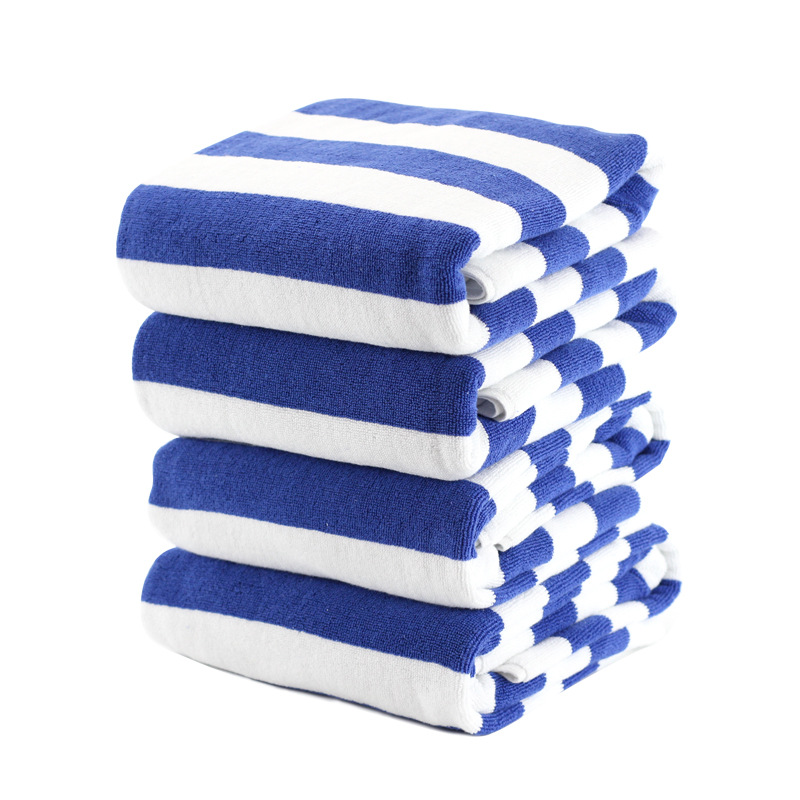 Πετσέτα μπάνιου 100% βαμβακερή καμπάνα με ρίγες