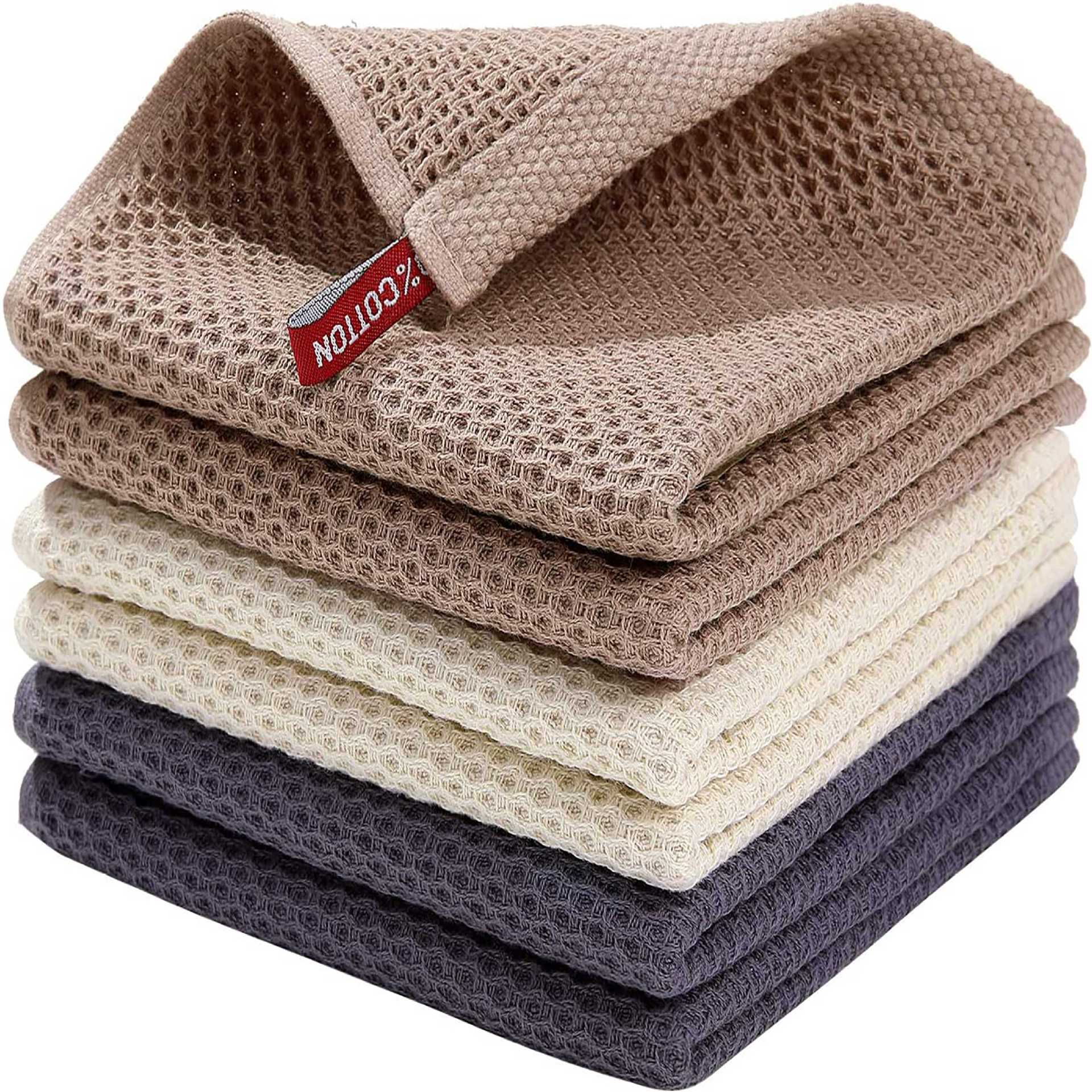 100% katoenen wafelkeukendoeken keukenhanddoek