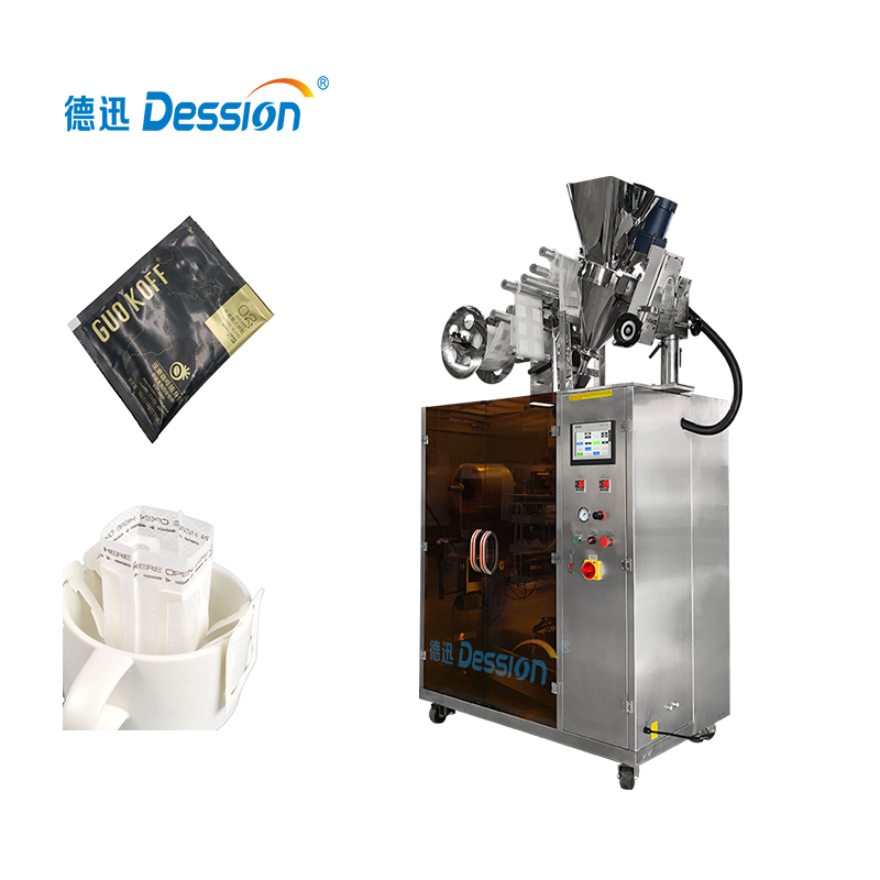 New Design Factory Drip Bag Coffee Packing Machine Filter Drip Ear Machine Coffee Pod Bag Packaging