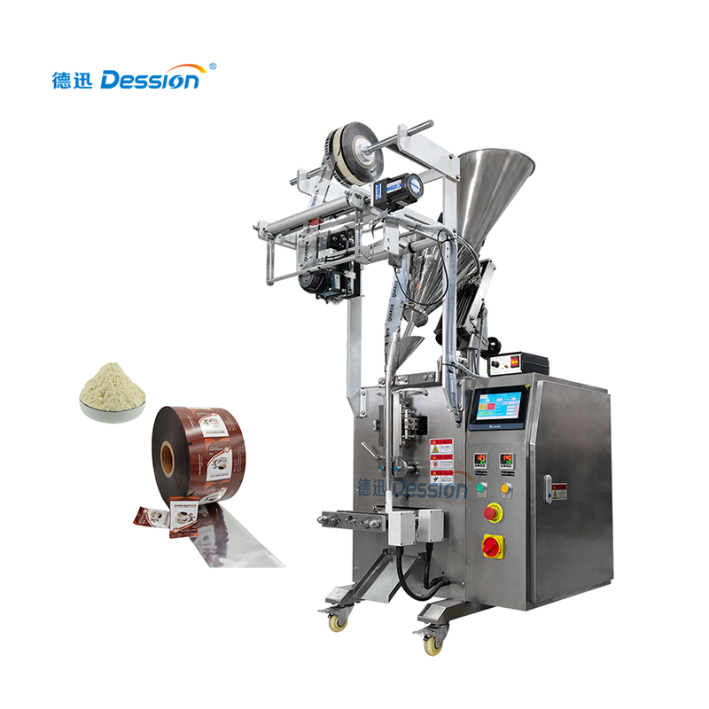 Dession automatic small pouch packaging machine spice chilli powder filling sealing packing machine price