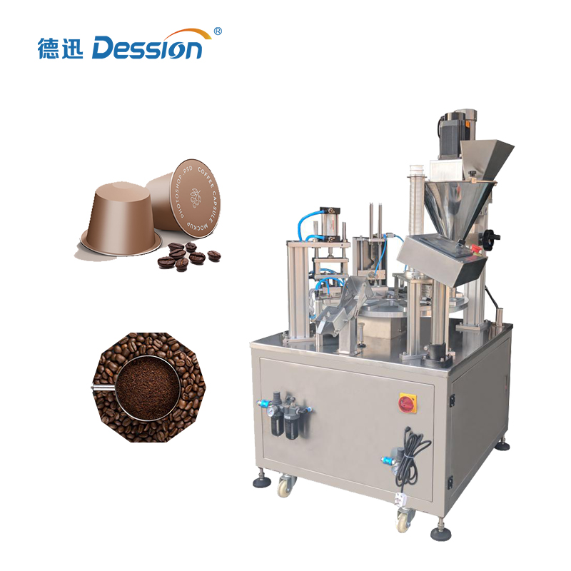 Otomatik körleme kupası yapma makinesi kahve kapsülleri dolum paketleme makinesi
