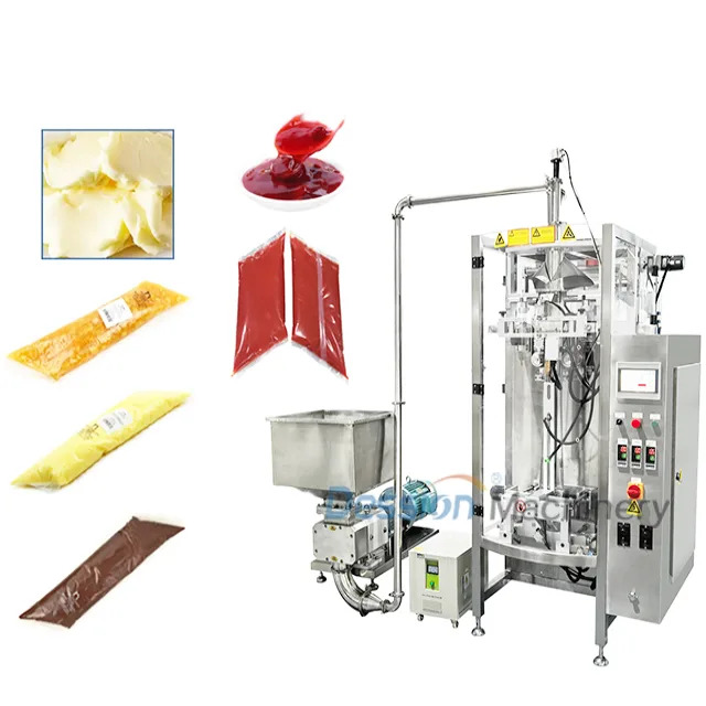 Fully Automatic Diagonal Cut Bag Strawberry Jam Packaging Machine China Manufacturer