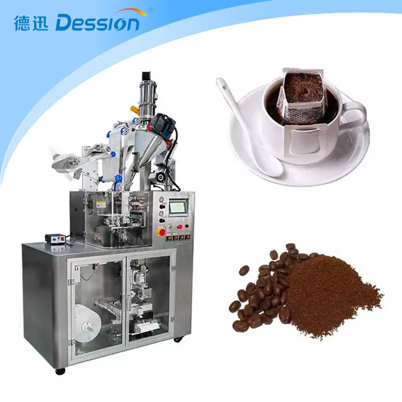 เครื่องบรรจุกาแฟหูแขวนอัตโนมัติ เครื่องบรรจุถุงกาแฟหยด เครื่องบรรจุกาแฟ ผู้ผลิตในจีน