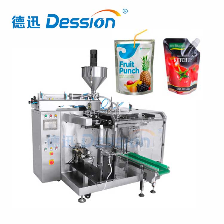 Machine à emballer liquide doypack de jus de boisson usine de Chine