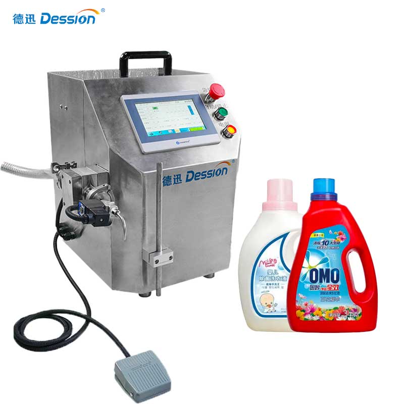 Low-price semi-automatic Desktop detergent filling machine