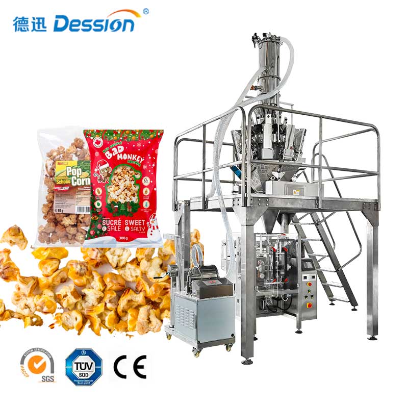 Sweet Potato Kettle Chips with Sea Salt packing machine popcorn packing machine