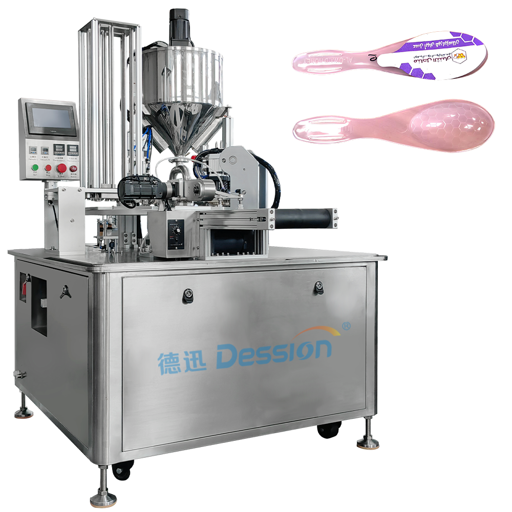 One-button operation honey spoon filling machine - turntable multi-station efficient operation
