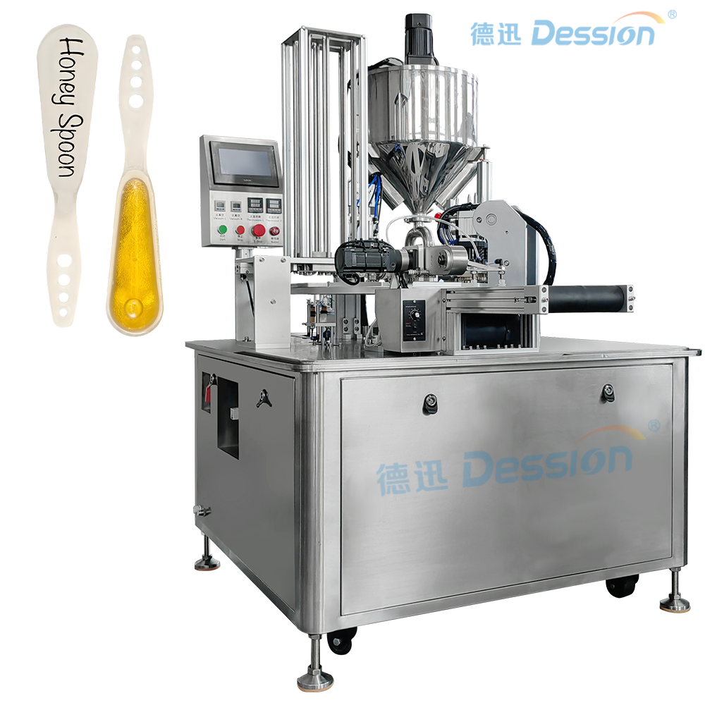 Precisievulling  Automatische lepelplaatsing - Essentiële apparatuur voor honingproductie