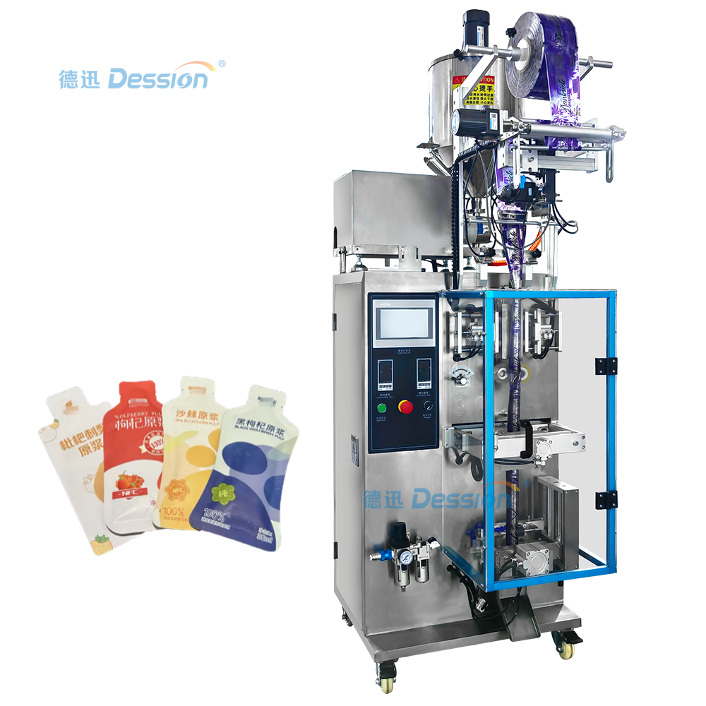 إطلاق جديد: آلة التغليف السائلة الرأسية المدمجة على شكل فريد من نوعها