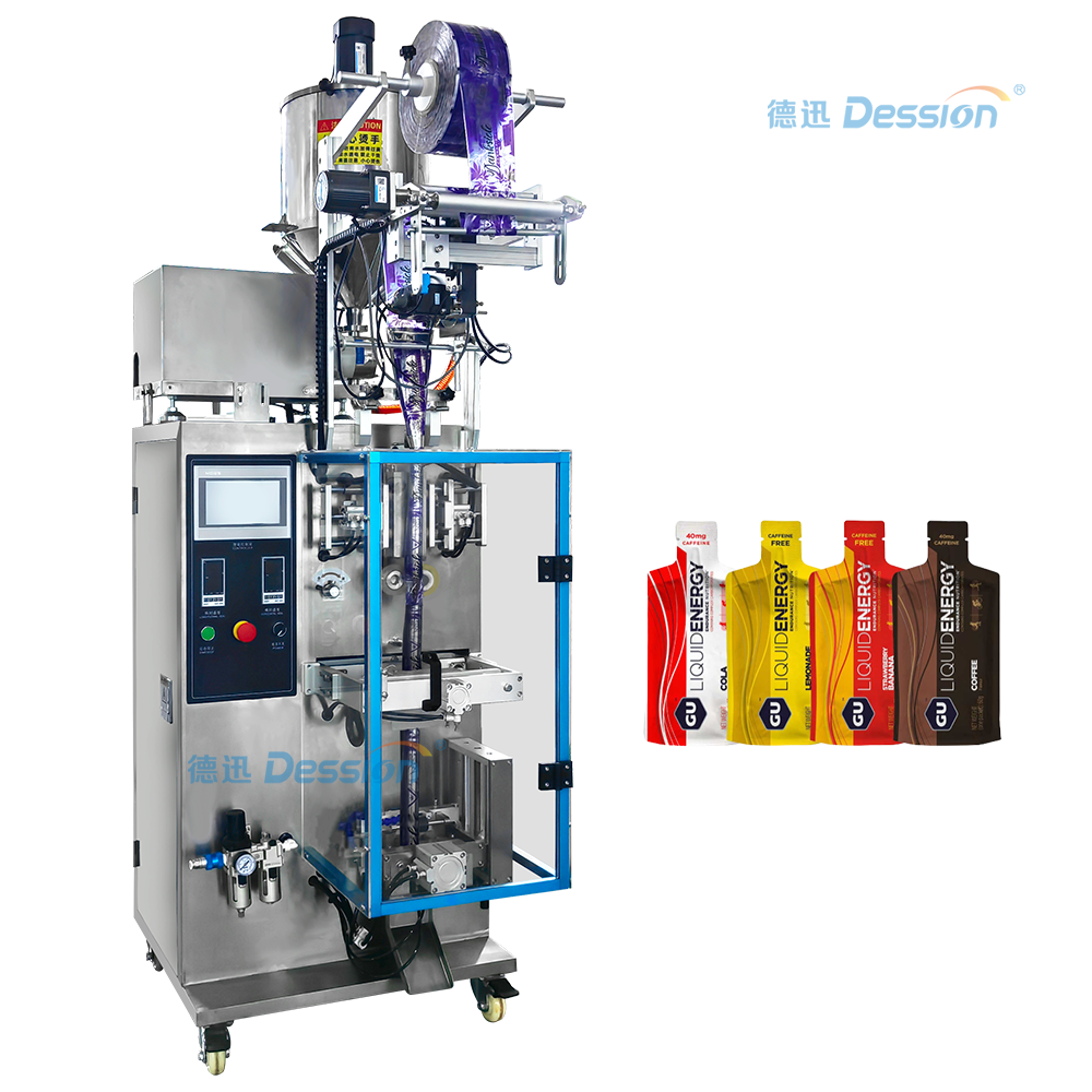 อุปกรณ์บรรจุหีบห่อกระเป๋าของเหลวขนาดเล็กเครื่องบรรจุถุงพลังงานเหลวซัพพลายเออร์จีน