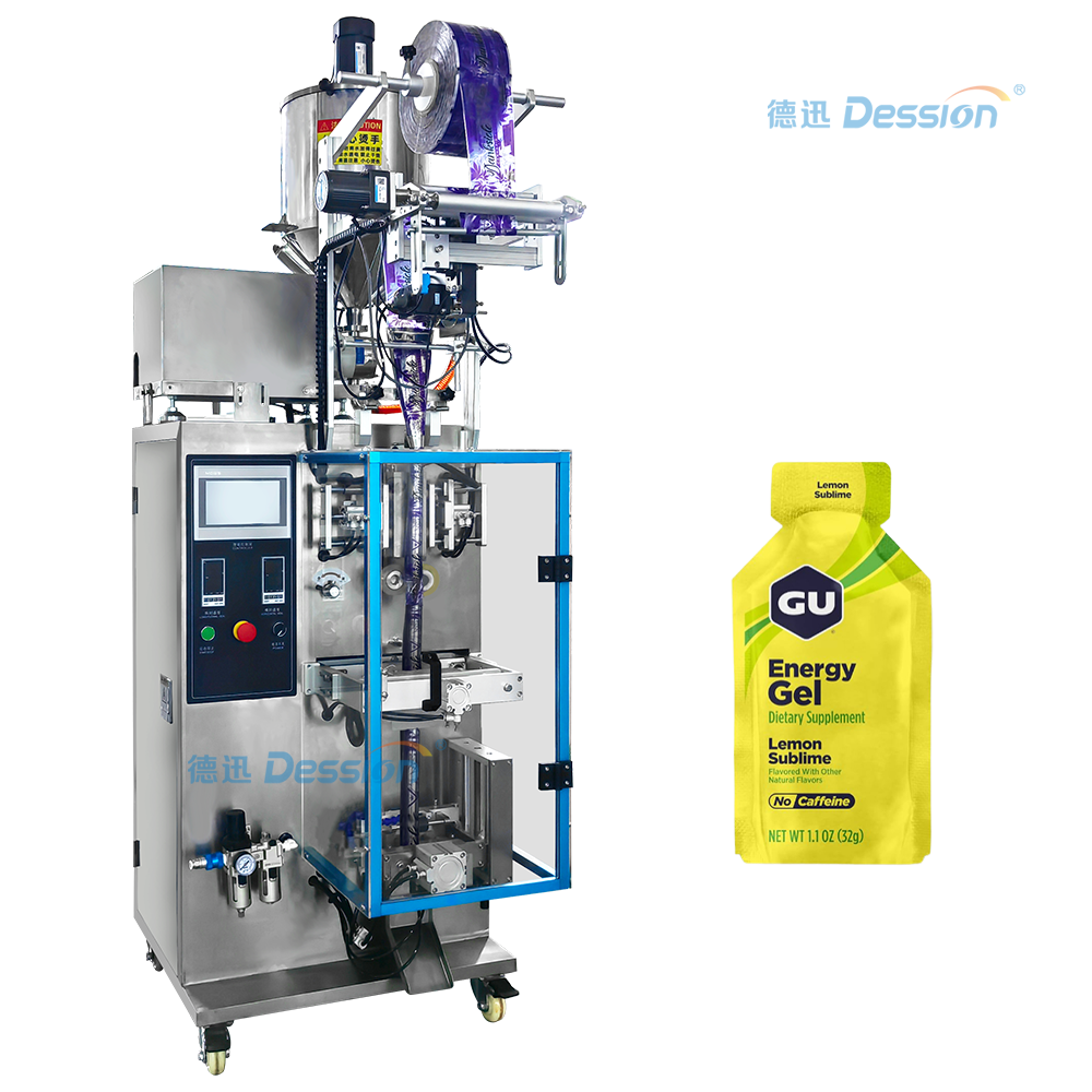Compact Vertical Pouch Liquid Packager, Energy Gel Pouch Machine, Made in China