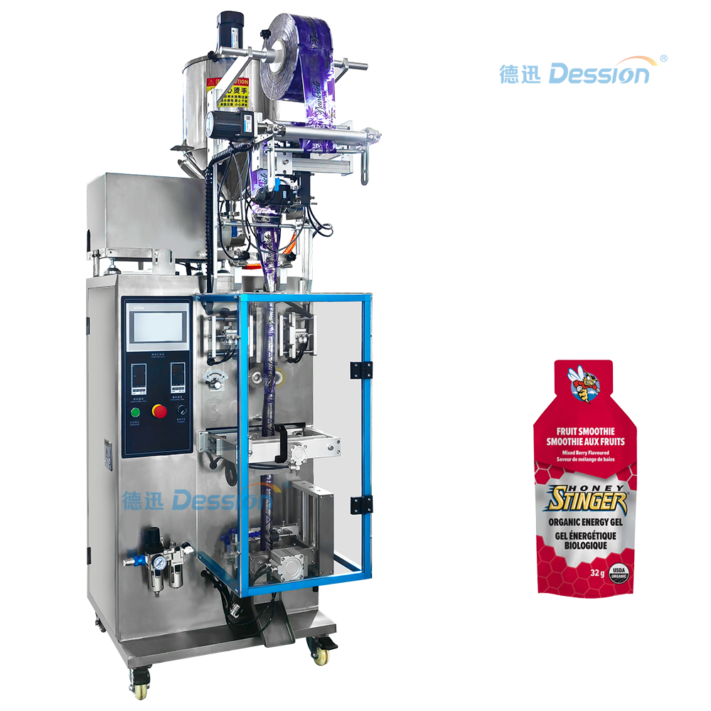 Flexible Small Stand-up Pouch Liquid Packager, Organic Energy Gel Pouch Machine, China Factory