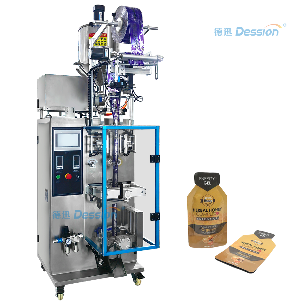 Mini ayakta duran sıvı paketleyici, enerji jel torbası makinesi, fabrika fiyatı