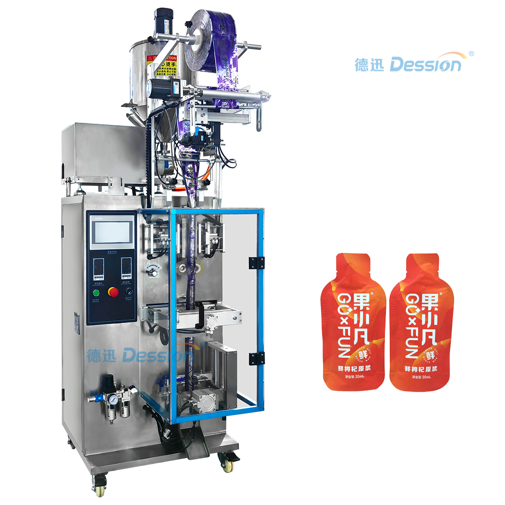 Kleine vertikale, speziell geformte Beutelverpackungsmaschine, Wolfsbeerpüree, hergestellt in China