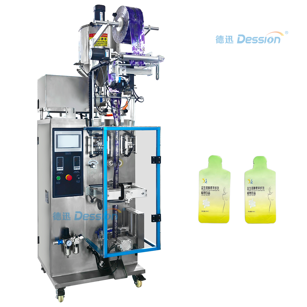Kleine vertikale Flüssigkeitsbeutelverpackungsmaschine in Sonderform, Pflanzengetränk, Fabrikpreis