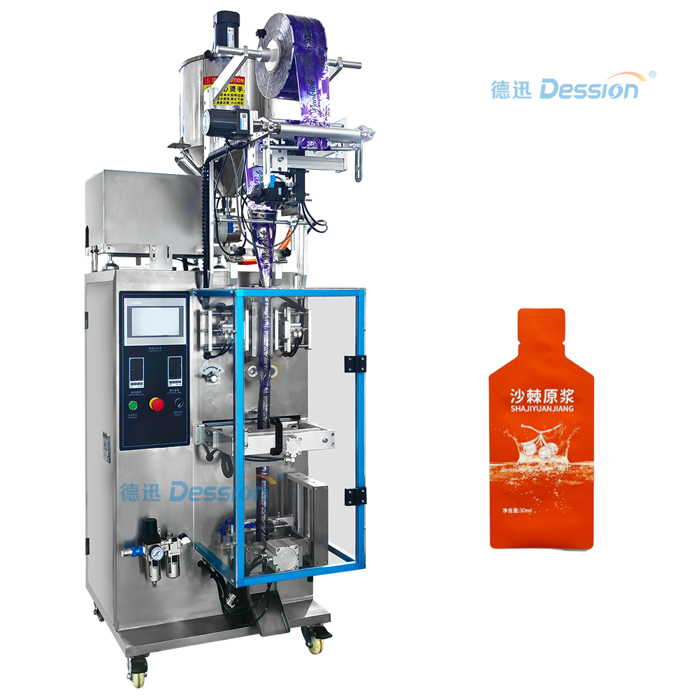 Speziell geformte Beutel-Flüssigkeitsverpackungsmaschine, Sanddornpüree, China-Fabrik