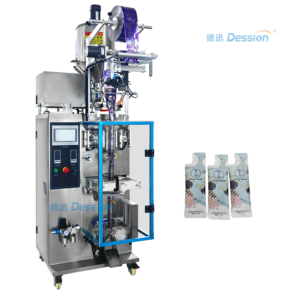 Небольшая вертикальная упаковочная машина для жидких напитков, виноградный напиток, поставщик из Китая