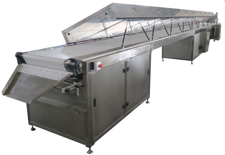 High Efficiency of Cooling Tunnels in the Confectionery